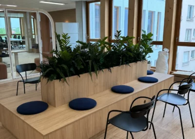 Réalisation d’un plateau de bureaux
